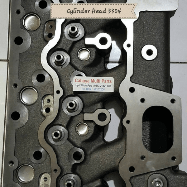 Sparepart Caterpillar Cylinder Head 3304